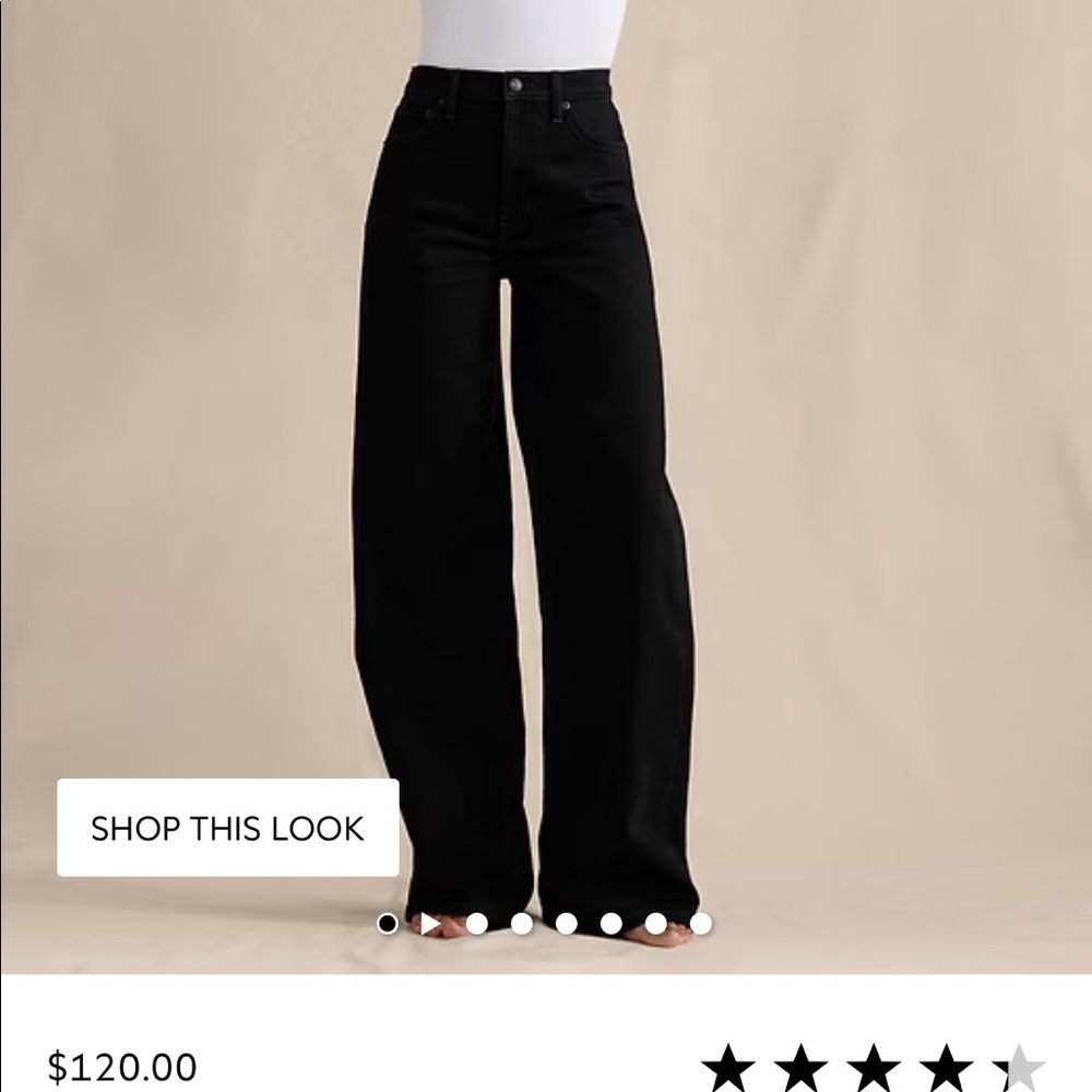 Banana Republic Icon Classic Wide-Leg Jean